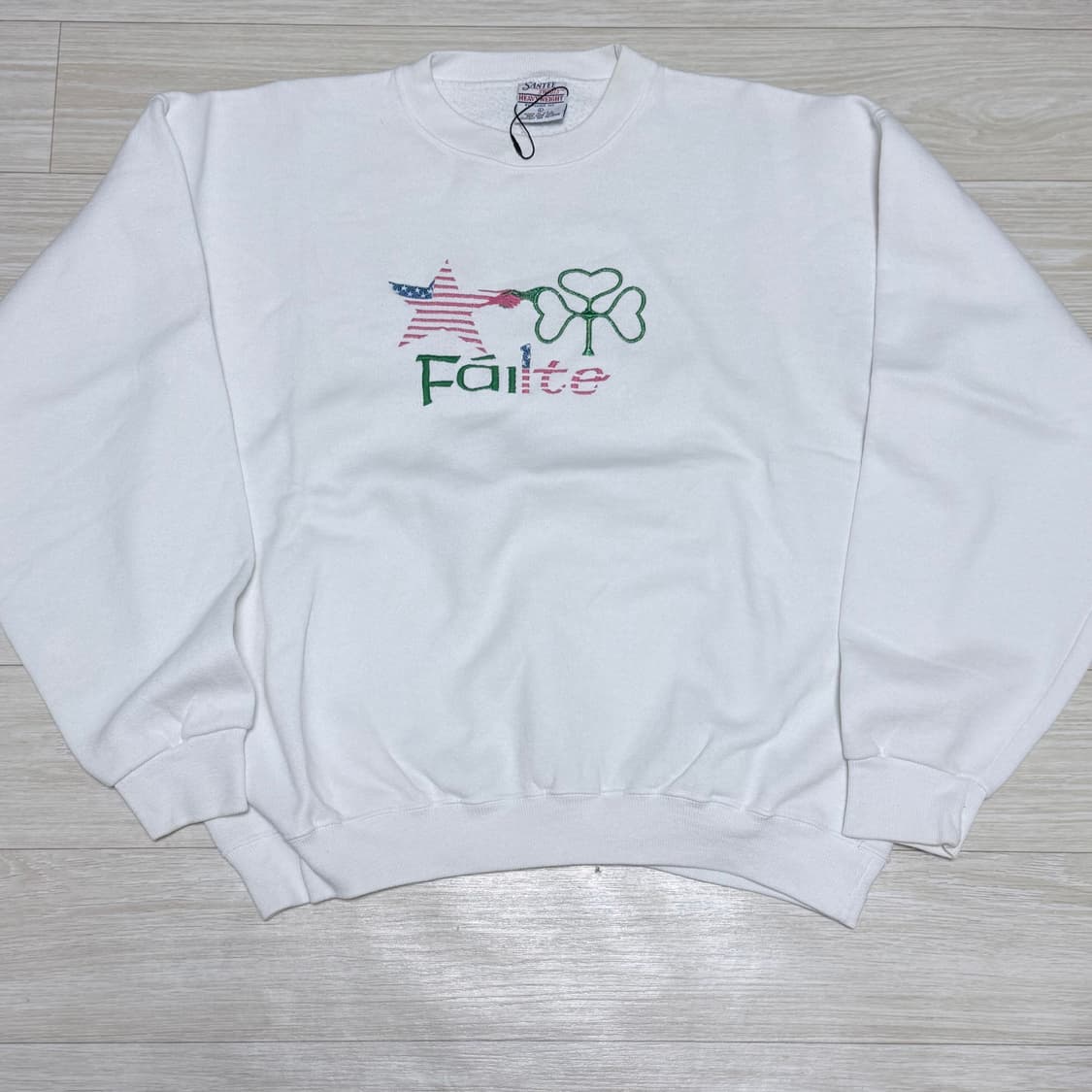 made in USA sweatshirt  자수 스웻셔츠 상품이미지1