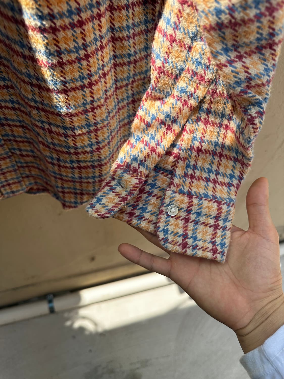 00s Sugar Cane Multi Check Flannel Shirt 상품이미지4