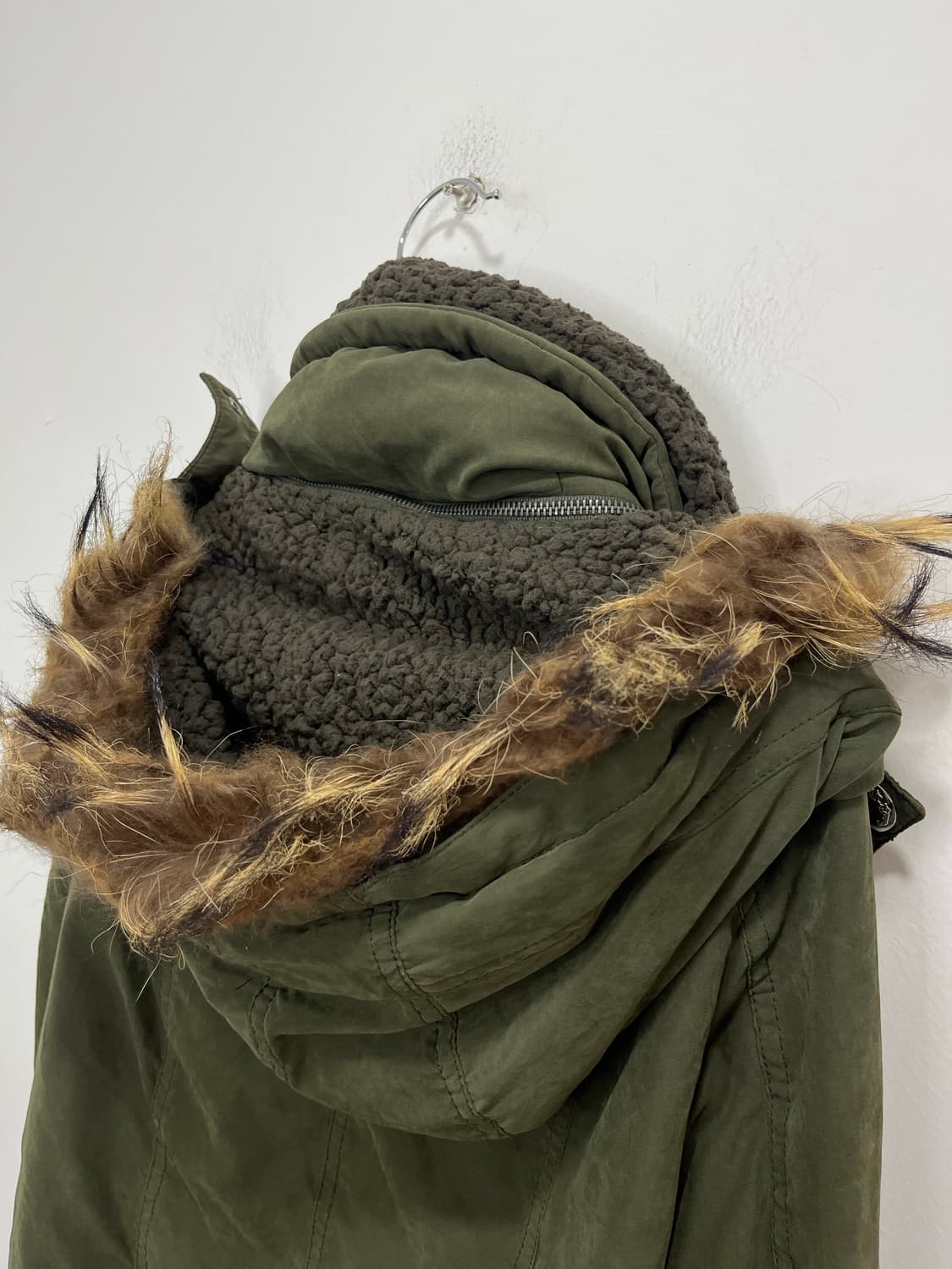 Sword fish 락펑크 실버 메탈 카고 야상 자켓  상품이미지8