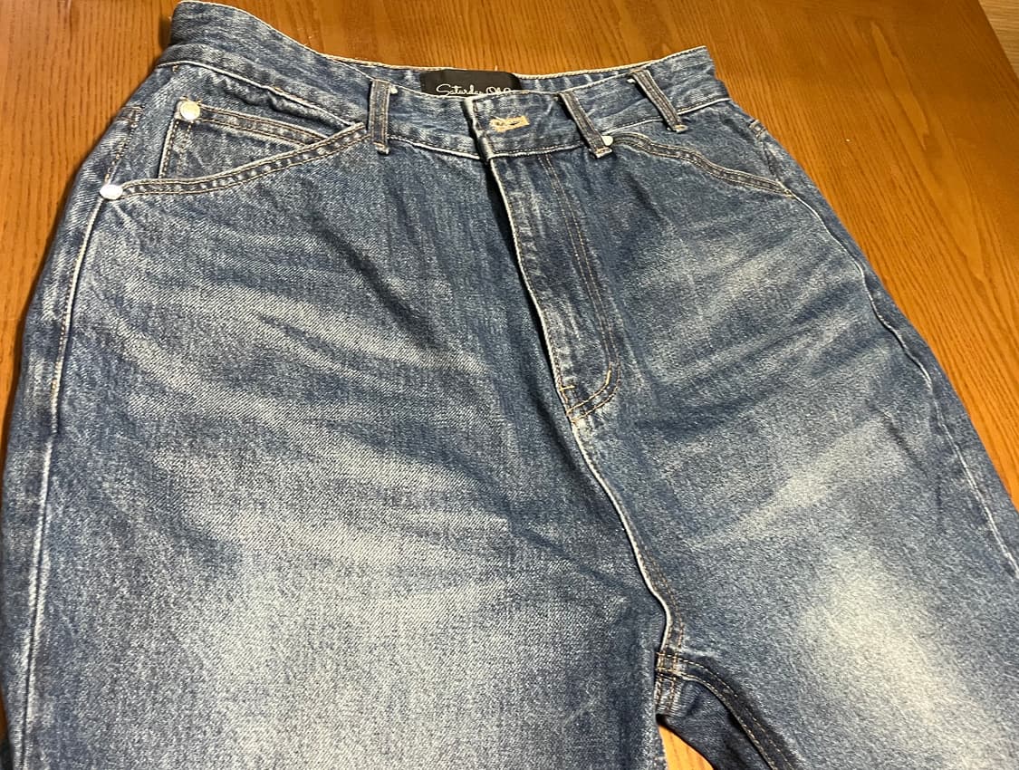 STU 플레이 데님 초판 (코팅, 워싱) M 상품이미지1