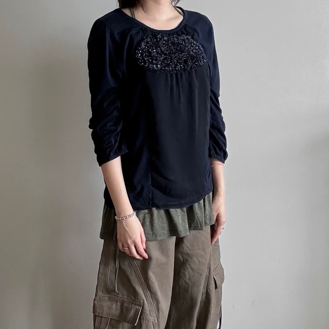 Fluffy Detail Top 상품이미지2