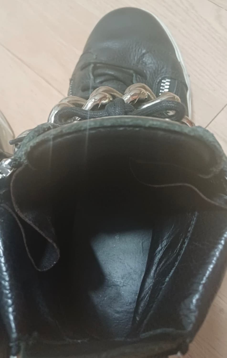 쥬세페자노티 체인 하이탑 스니커즈 상품이미지4