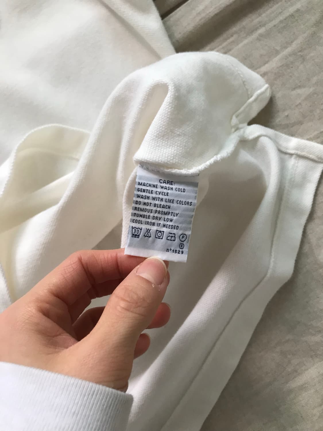 폴로 랄프로렌 빅 포니 로고 화이트 반팔 카라티 상품이미지8