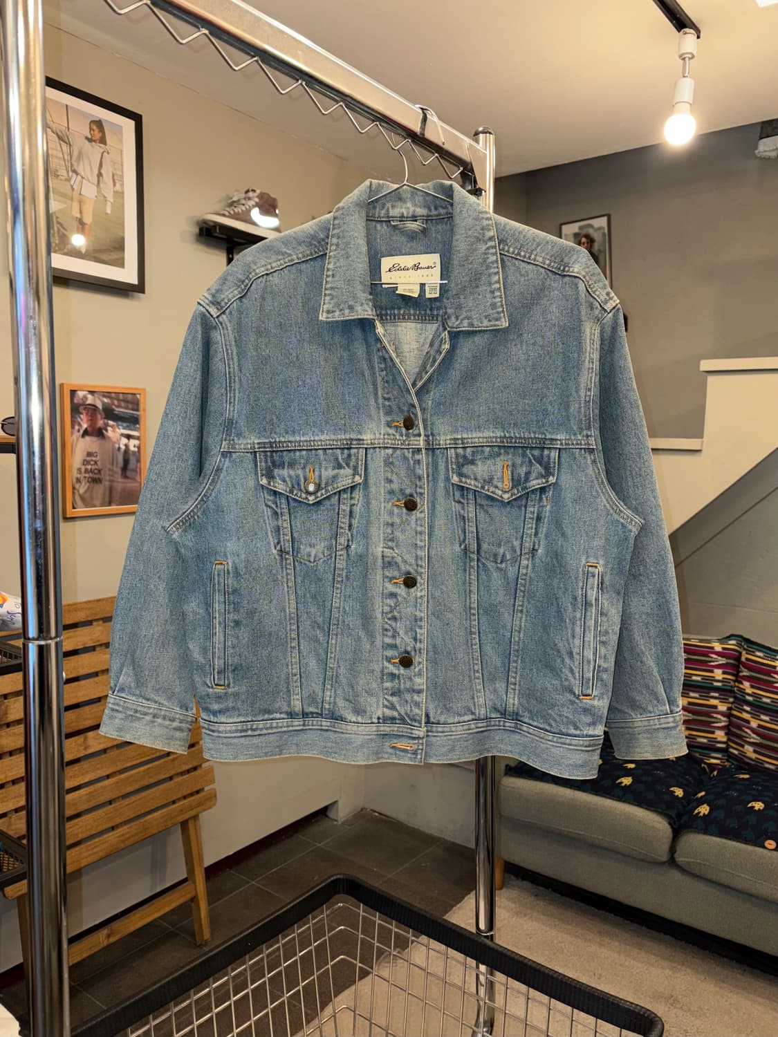 00’s Eddie Bauer type-3 denim trucker 상품이미지4