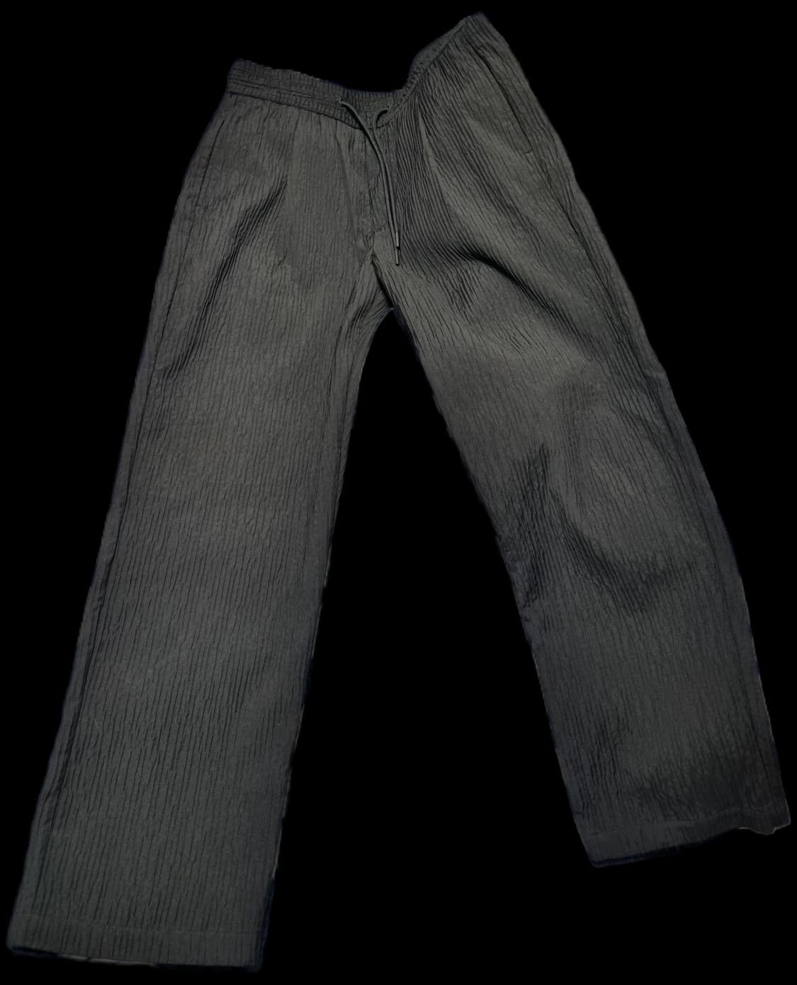 자라 플리츠 밴딩 팬츠 블랙 S 사이즈 상품이미지1