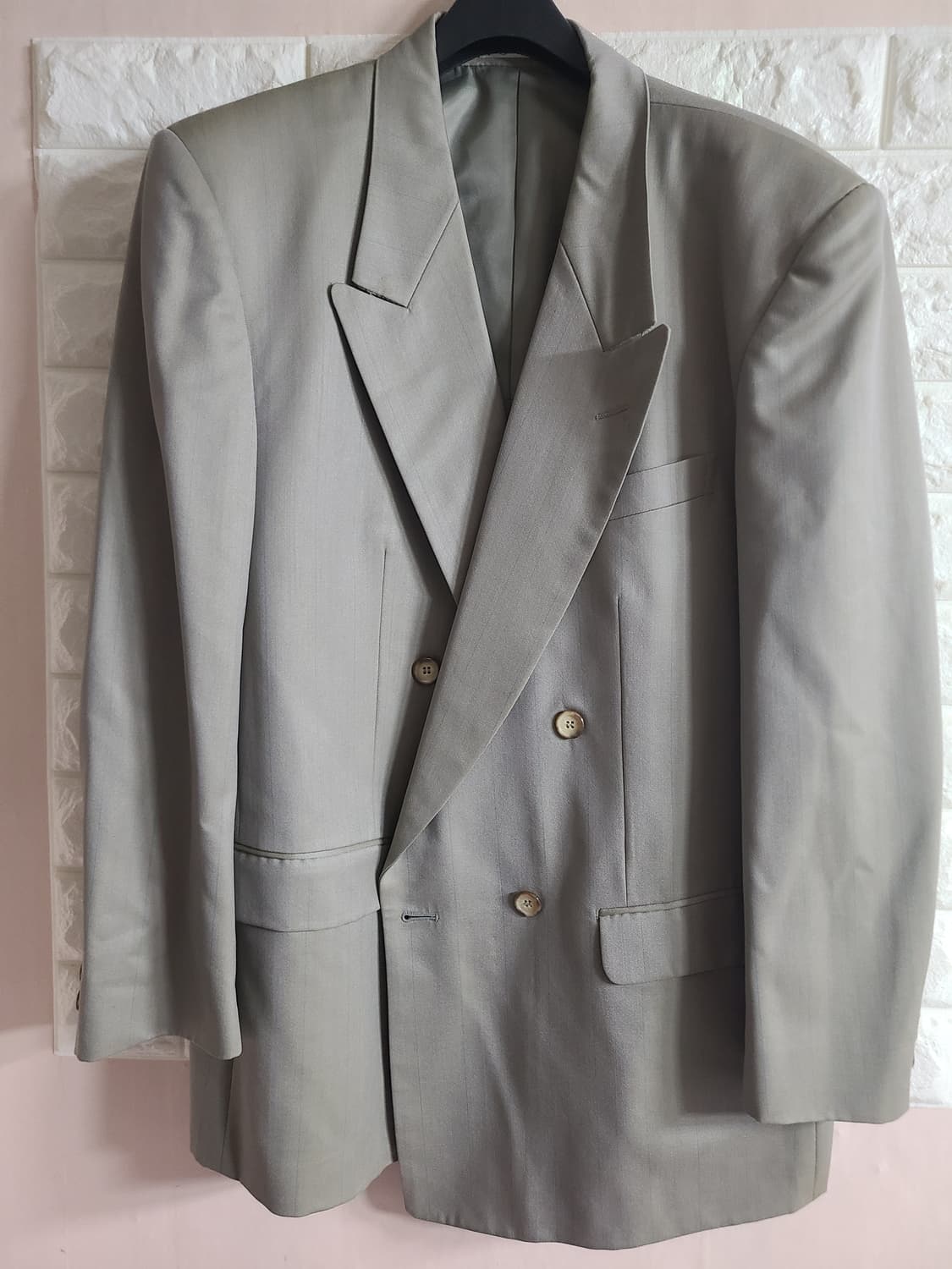 빈티지 입생로랑 더블 버튼 블레이저(100) 상품이미지7