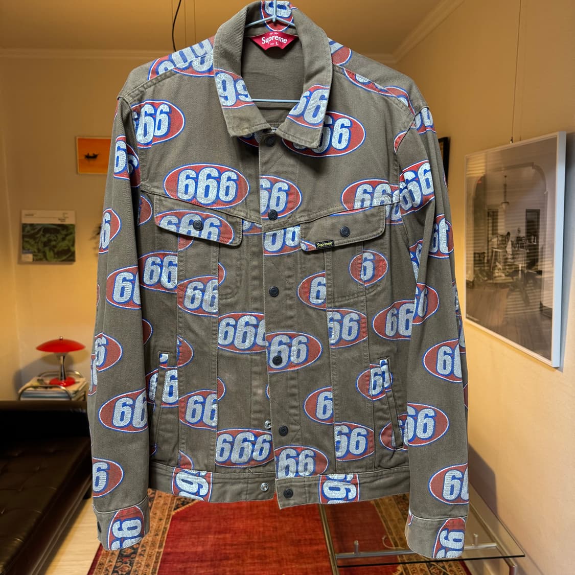 슈프림666트러커자켓 상품이미지1