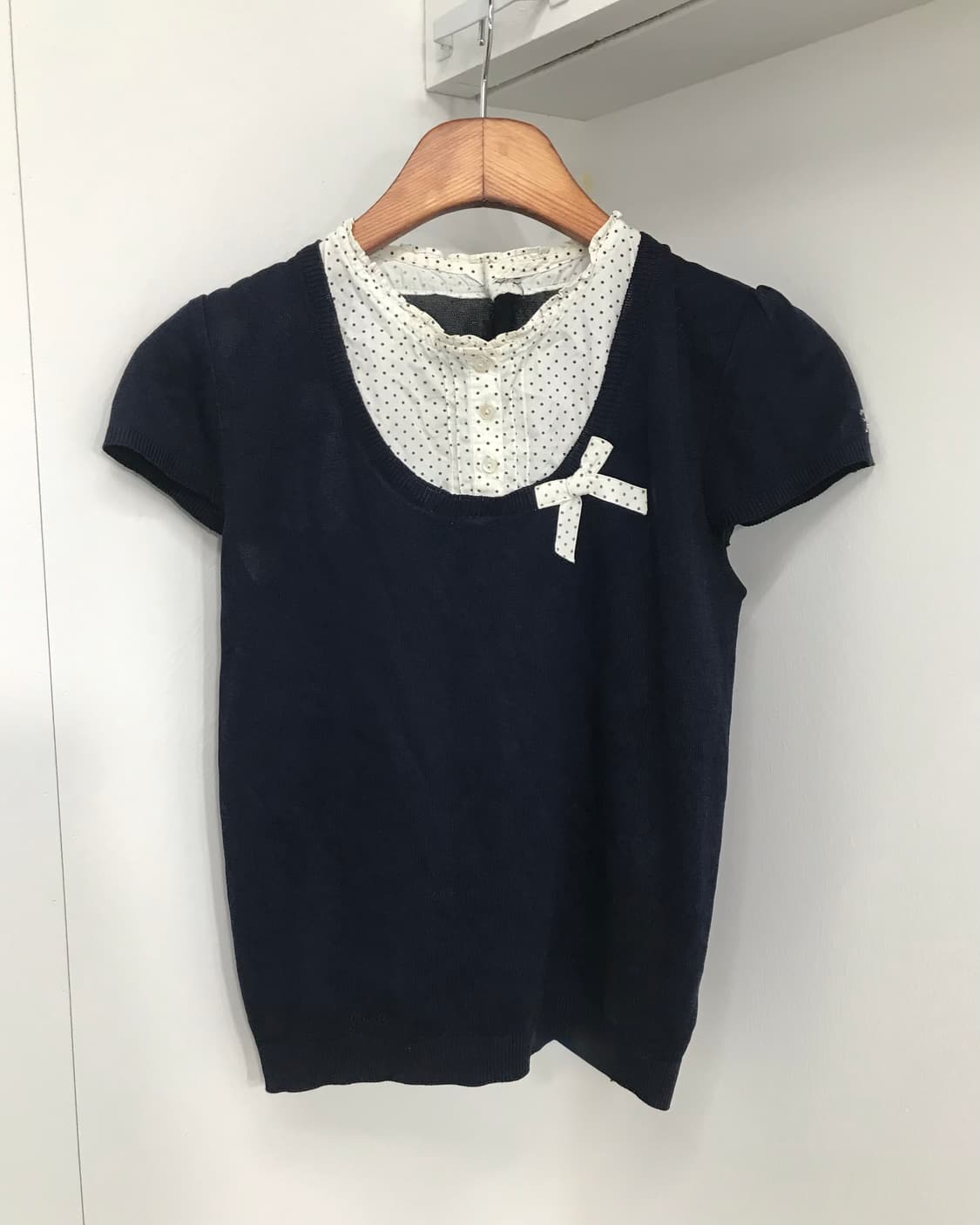 No. 무채색 레이어드 리본 Setྀི 상품이미지5