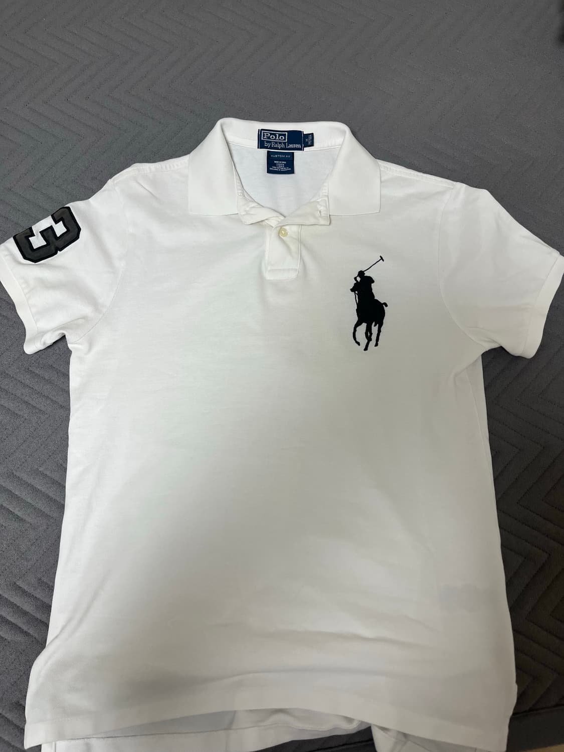 폴로 빅포니 반팔 카라티 화이트M 상품이미지2