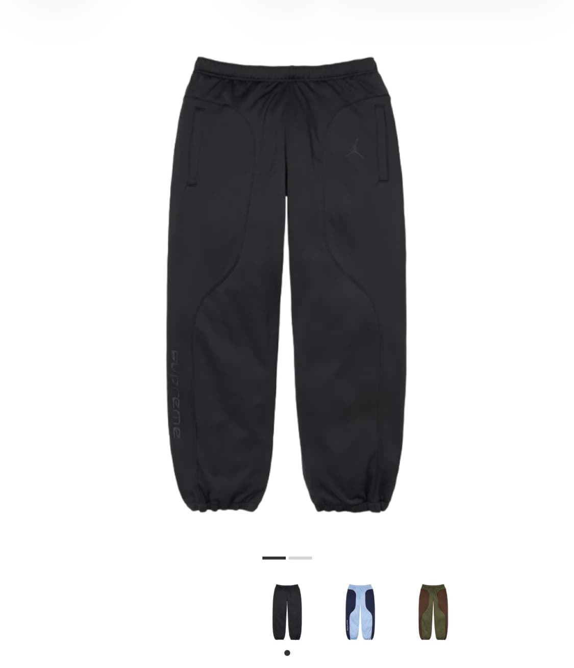 슈프림 조던 콜라보 24 fw 트랙팬츠 L 상품이미지1