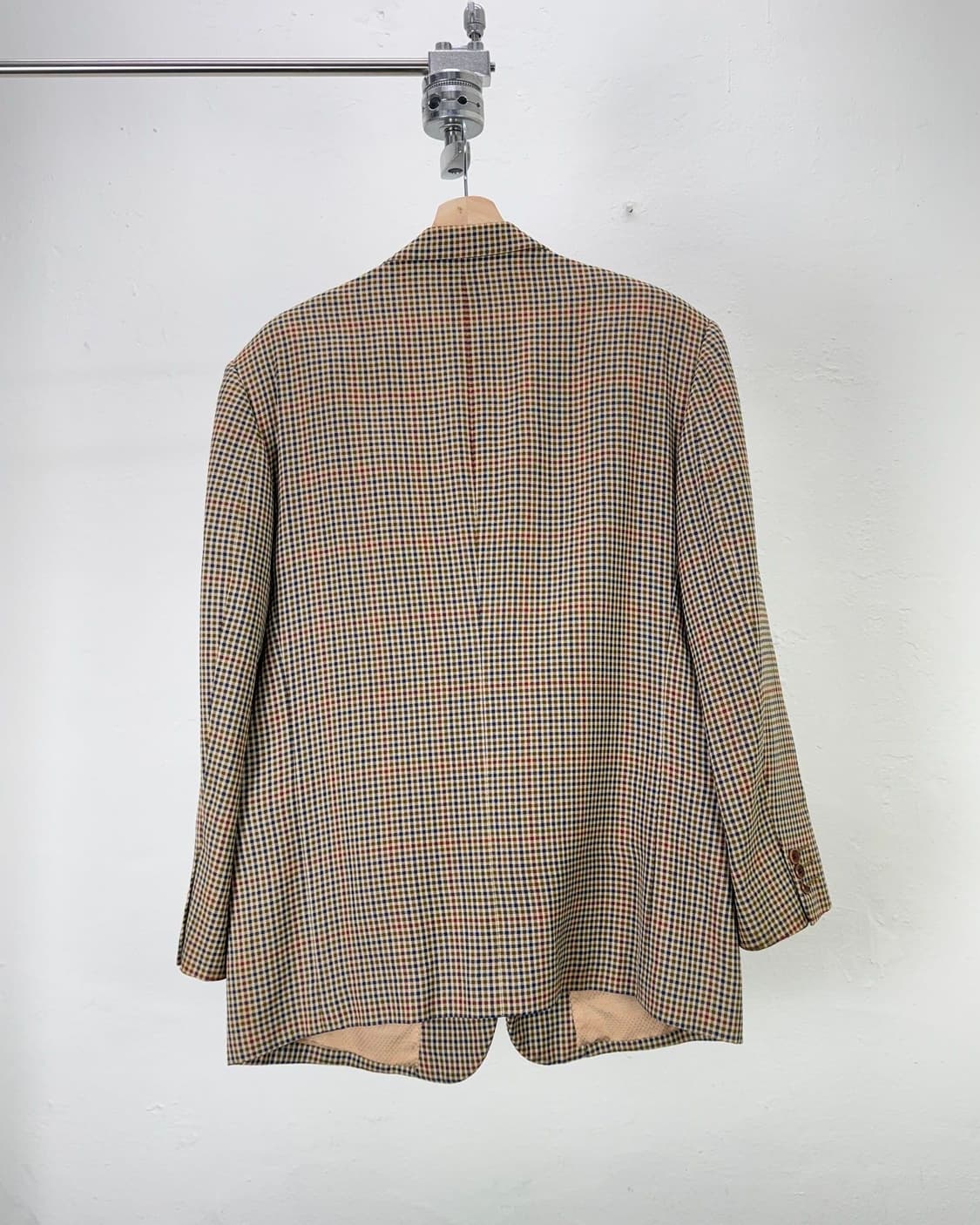 이브 생로랑 뿌르 옴므 숄패드 건클럽 체크 블레이저  상품이미지6