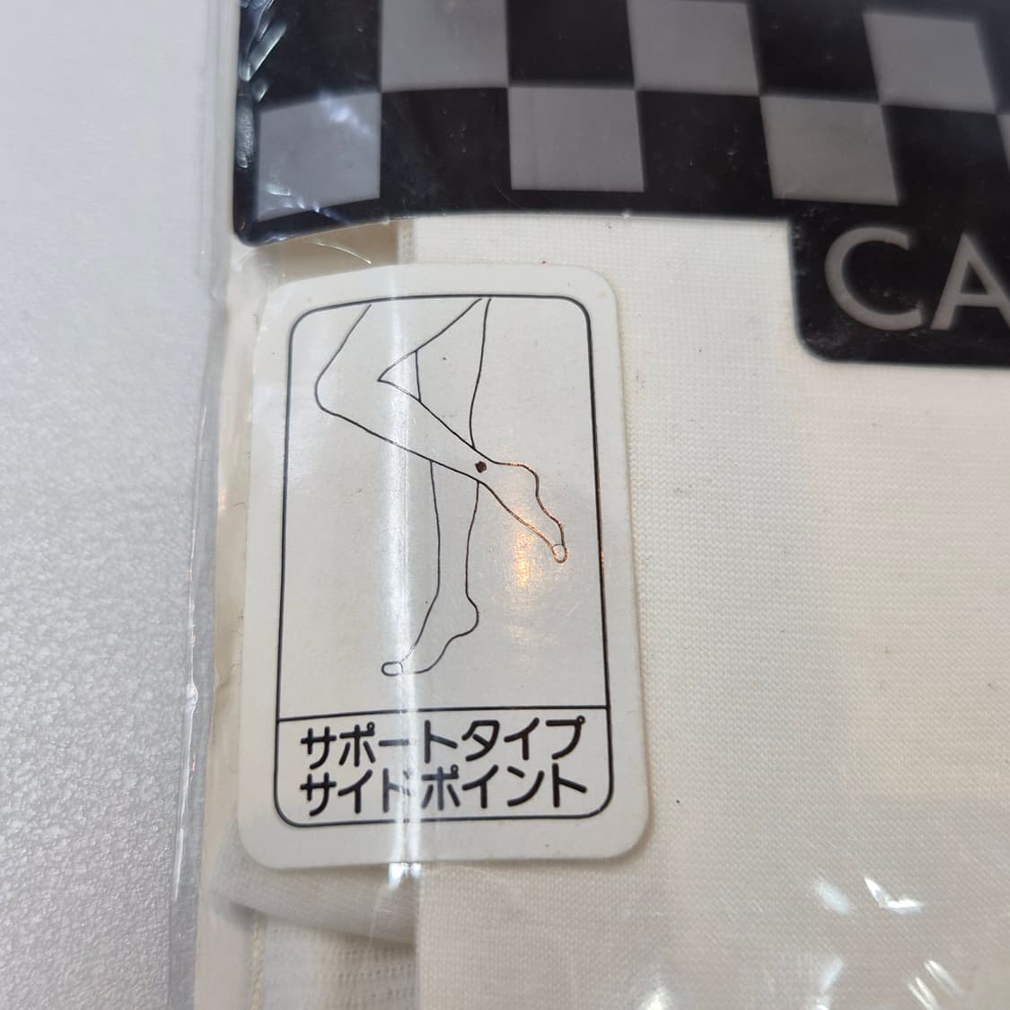 CARON FANCY 화이트 입체플라워 포인트 팬티스타킹 상품이미지2