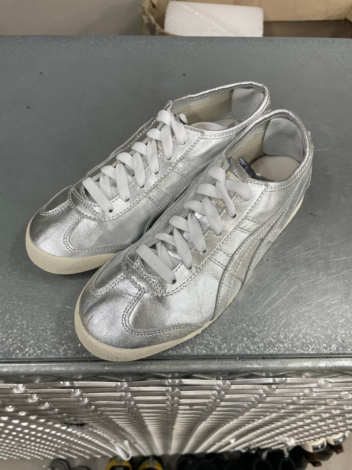 오니츠카 타이거 멕시코 66 SD 실버 235 상품이미지2