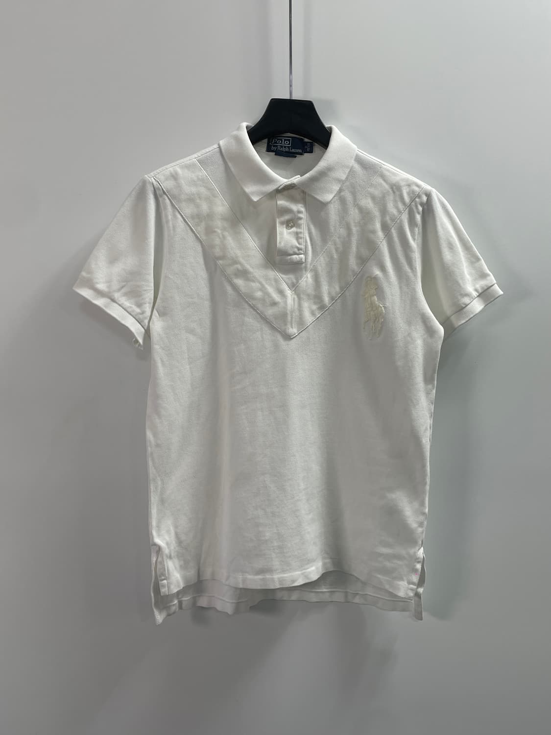 폴로 랄프로렌 빅포니 화이트 반팔 카라티 (on.522) 상품이미지1