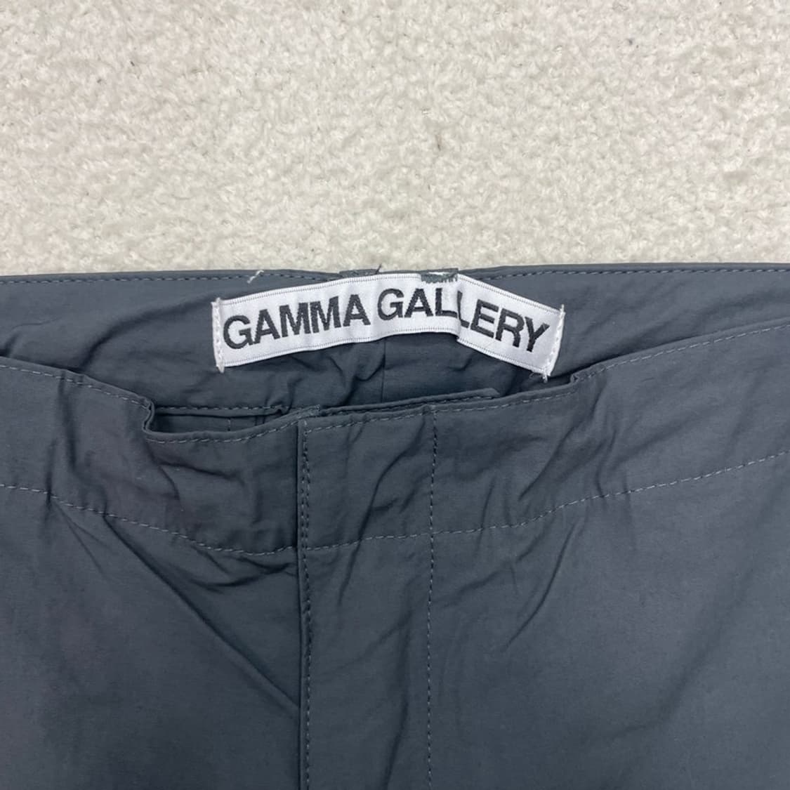 (새상품)GAMMA GALLERY 나일론 파라슈트 팬츠 카키 L 상품이미지6