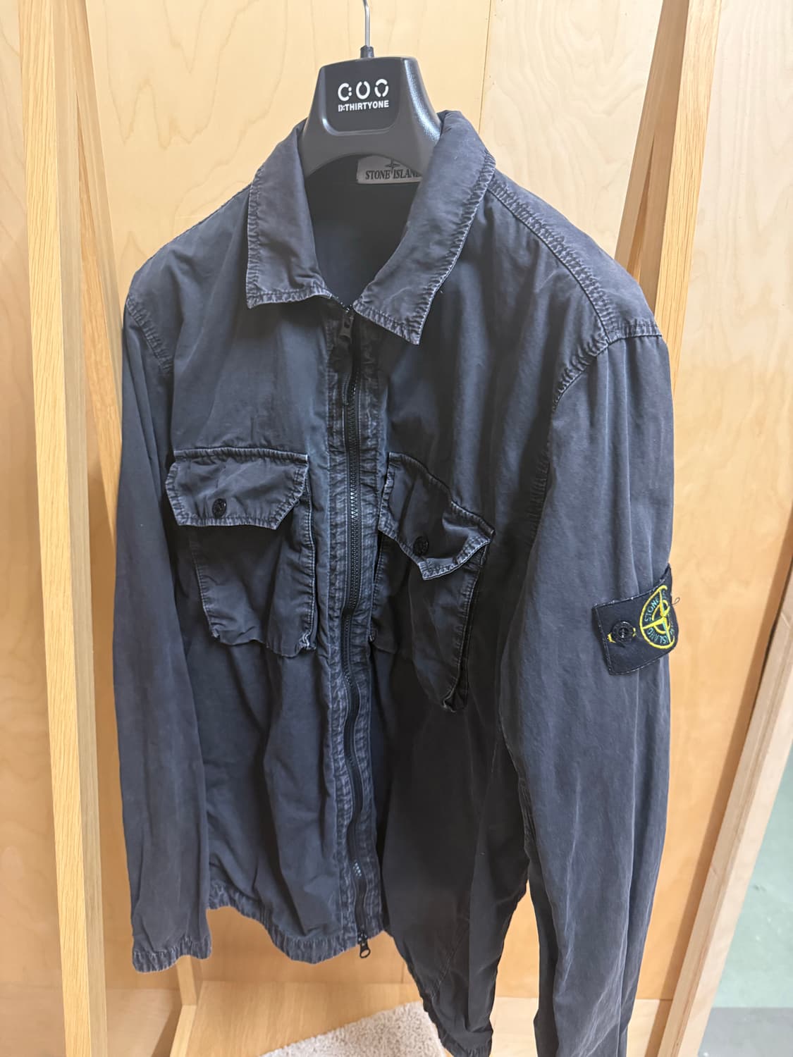 스톤아일랜드 오버셔츠 블랙 상품이미지1