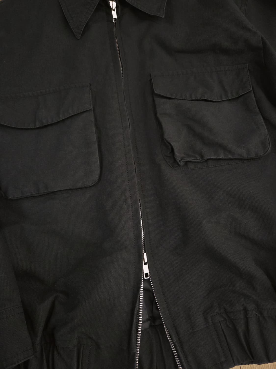 THEY 블랙 투 포켓 카라 재킷 상품이미지5