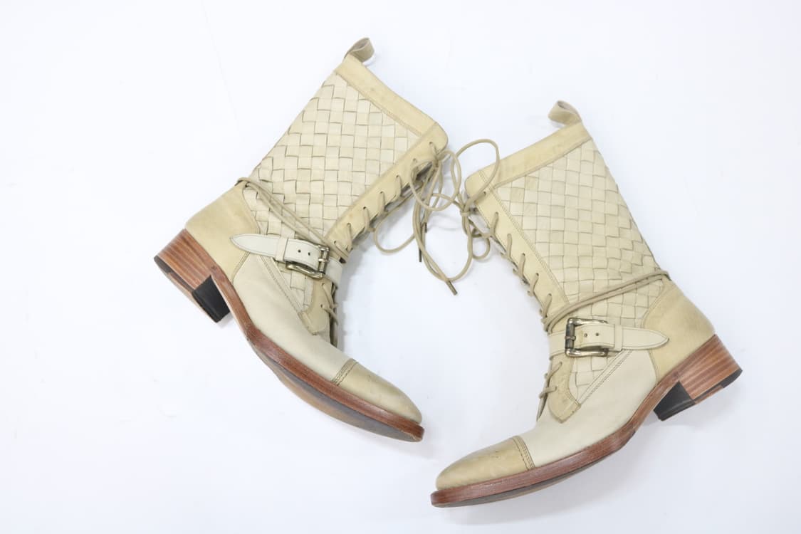 알프레도 바니스터 인트레치아토 레더 레이스업 부츠 상품이미지6