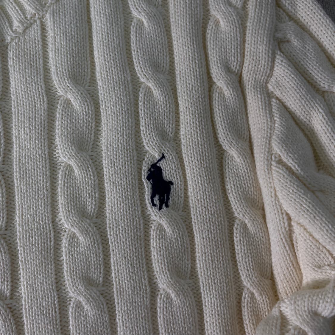 W100 폴로랄프로렌 신형라벨 꽈배기 니트 상품이미지3