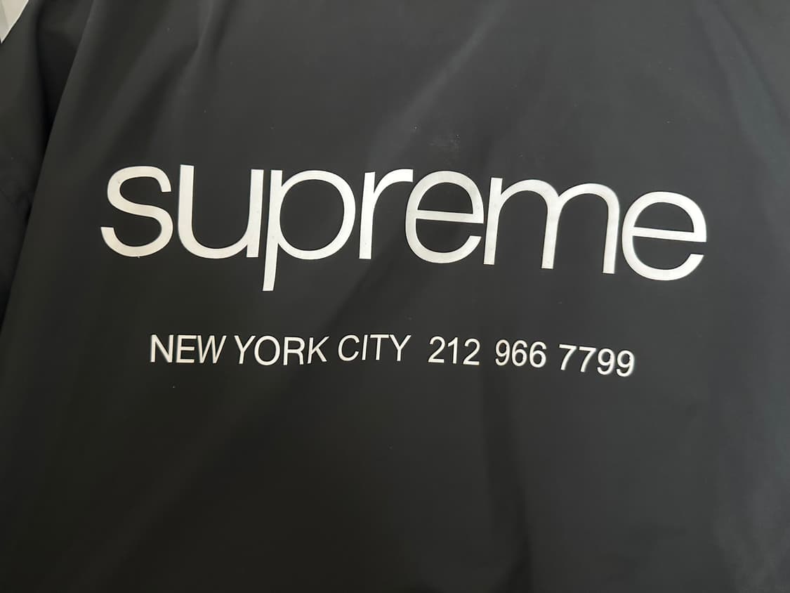 슈프림 23FW NYC코치자켓 블랙 상품이미지5