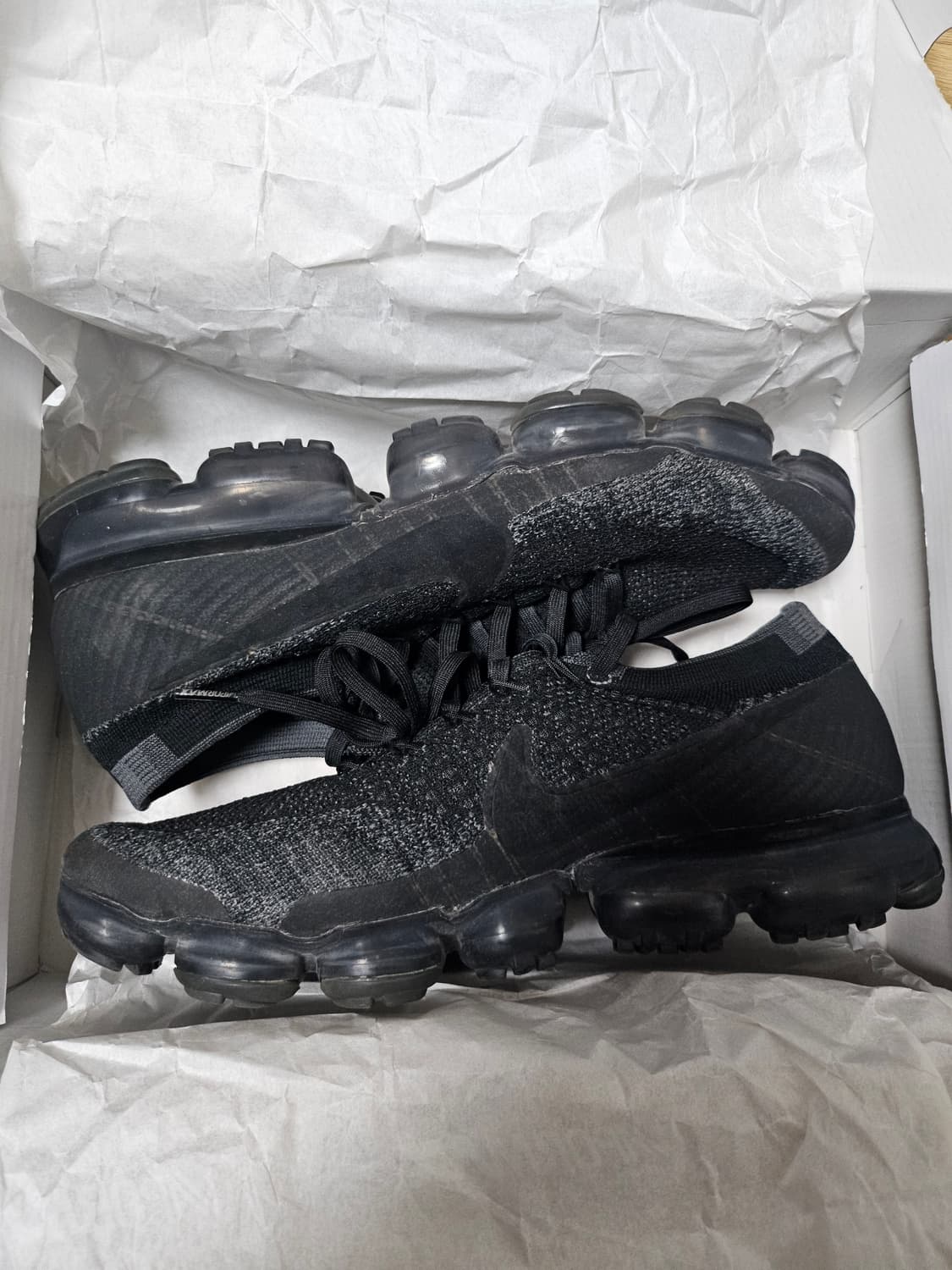 나이키 에어 베이퍼맥스 플라이니트 크리플 블랙 2.0  285mm 상품이미지3