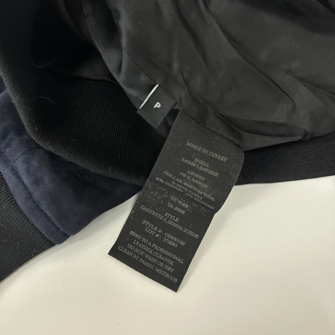 띠어리 스웨이드 램스킨 양가죽 블루종 자켓 상품이미지8