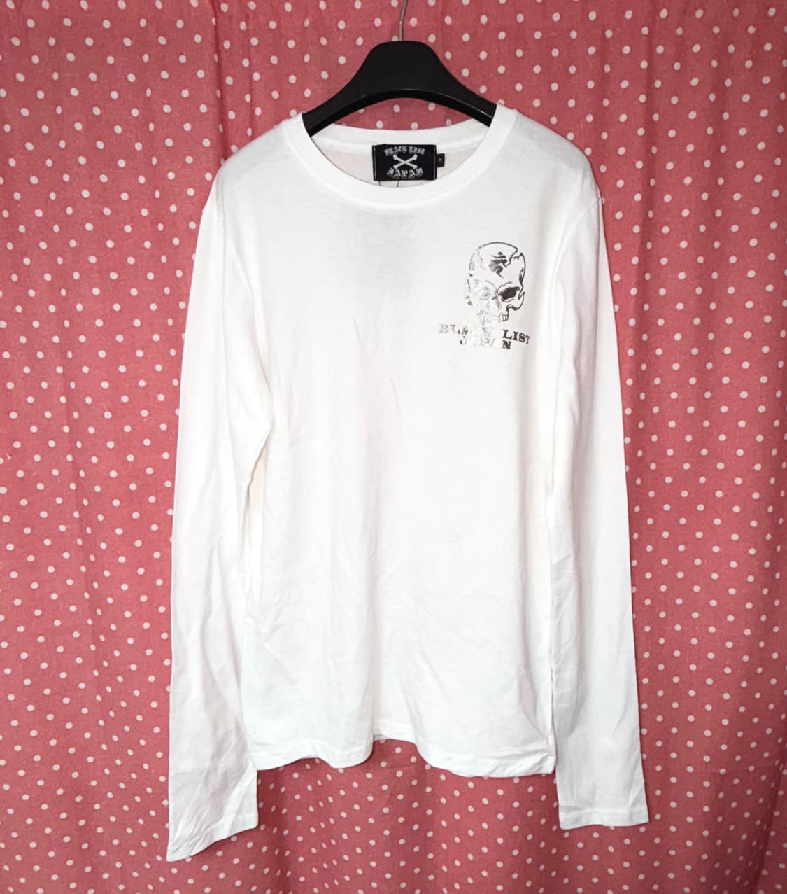 [BLACK LIST JAPAN] 블랙리스트재팬 스컬 롱슬리브 티셔츠 상품이미지1