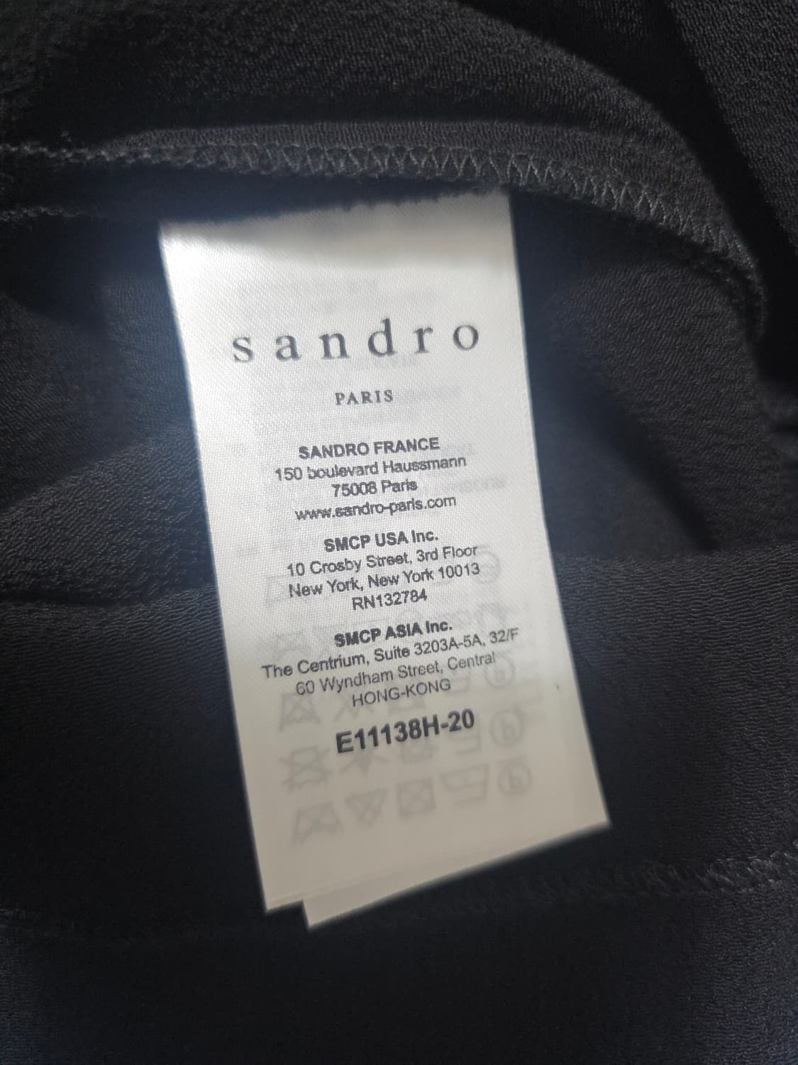 산드로 sandro 레이스 블라우스 블랙 55 상품이미지4