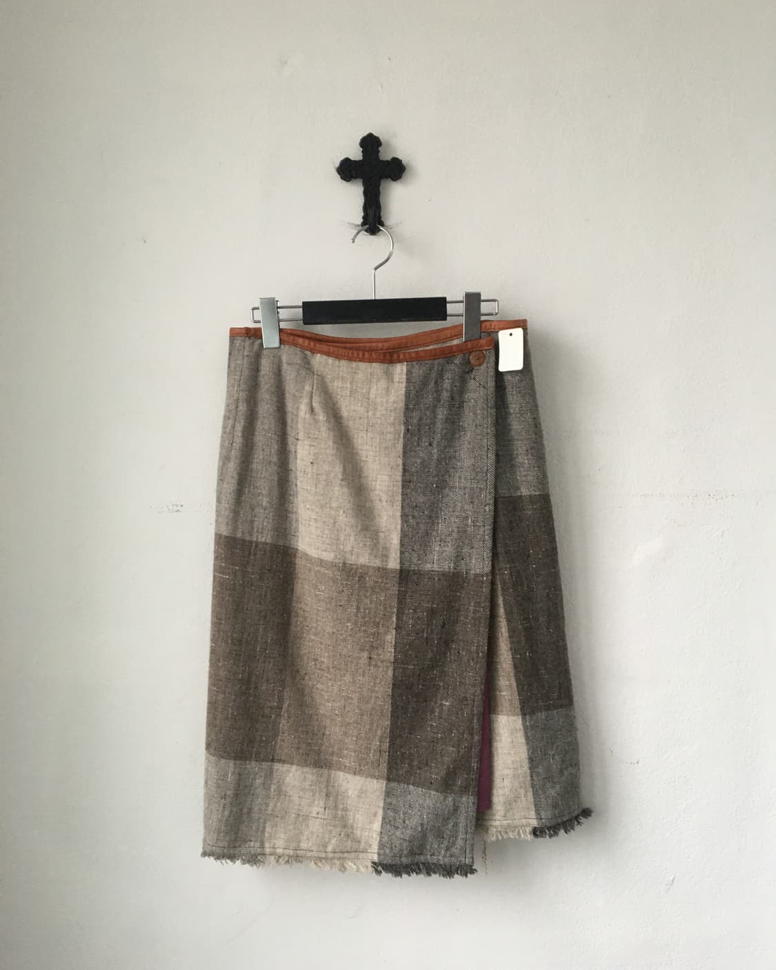 Pattern point wrap skirt 상품이미지1