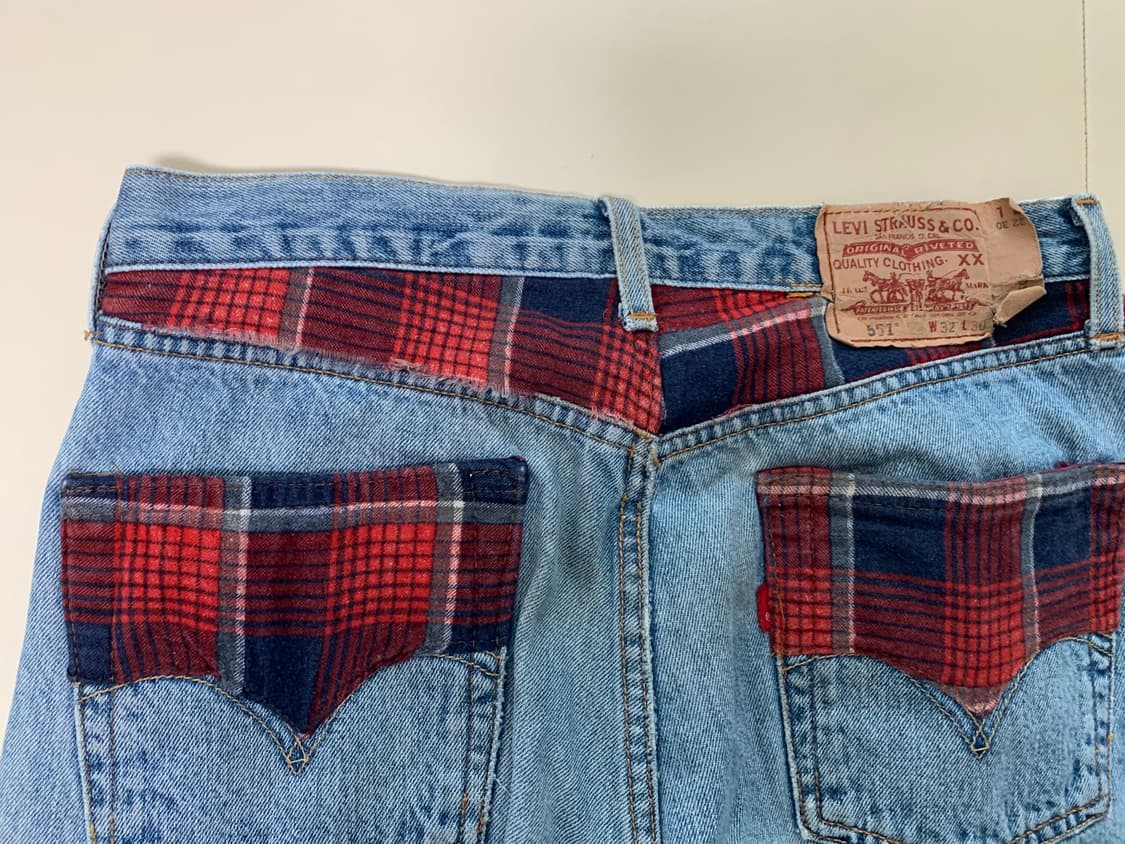 리바이스 501 데님 빈티지 커스텀 팬츠 상품이미지3