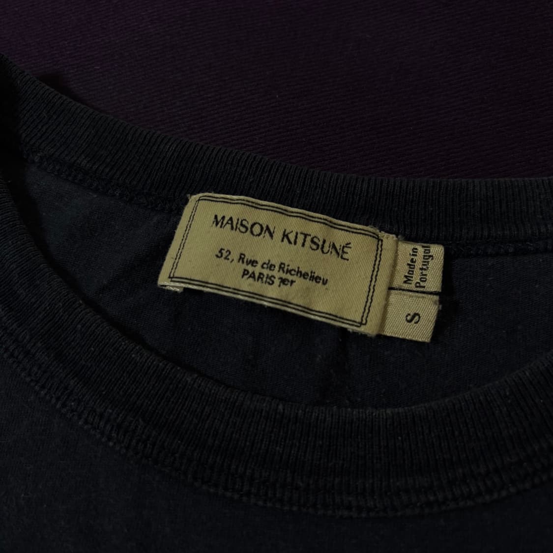 Maison Kitsuné Logo Tee 핸드라이팅T 상품이미지3