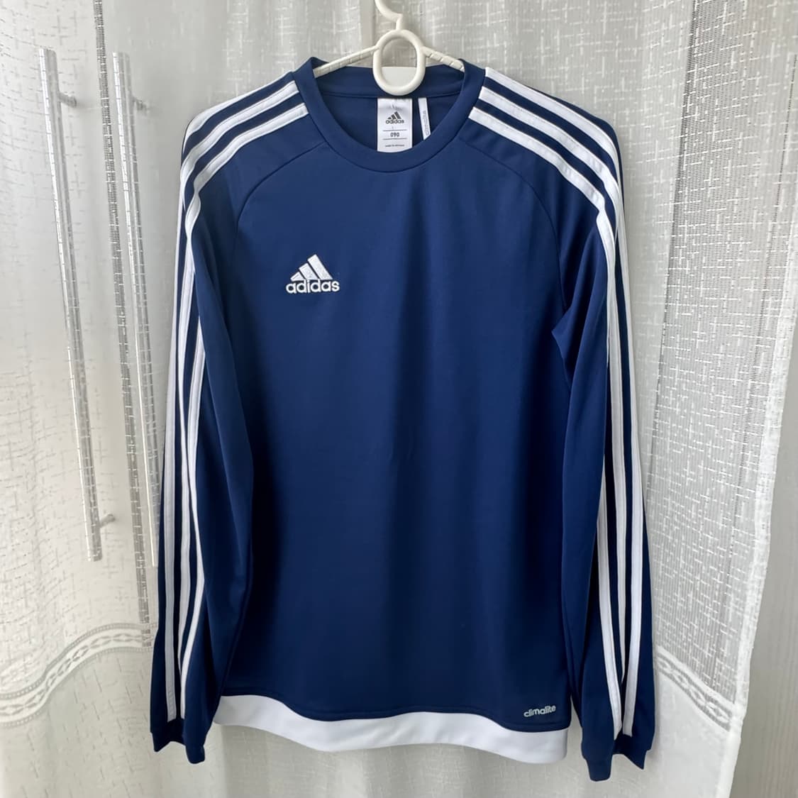 아디다스 네이비 삼선 기능성 티셔츠 90 상품이미지4