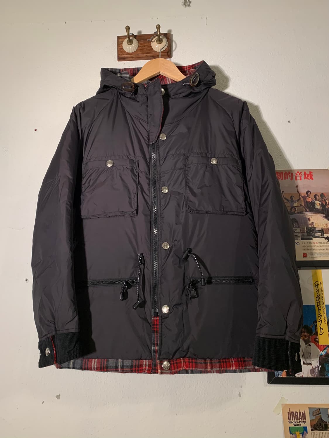 가이진메이드 타탄체크 리버시블 다운 히말라야 자켓 상품이미지7