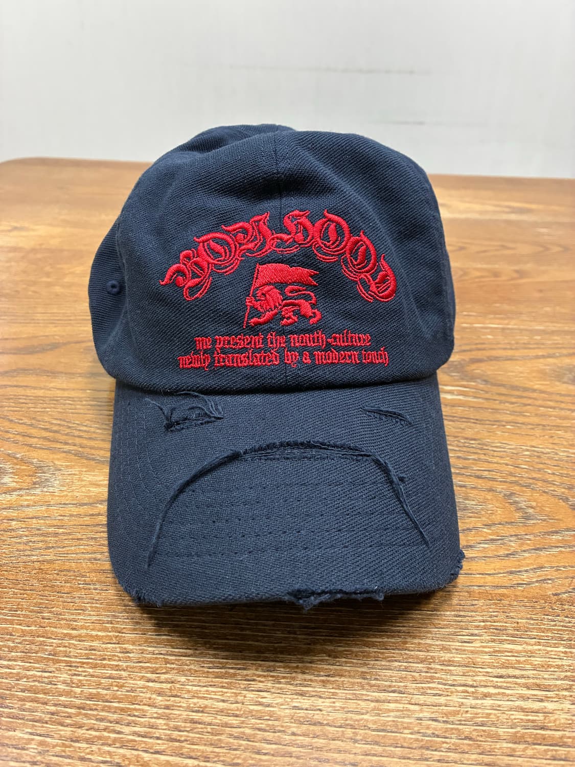 etce 보이후드 디스트로이드 캡 네이비 상품이미지3