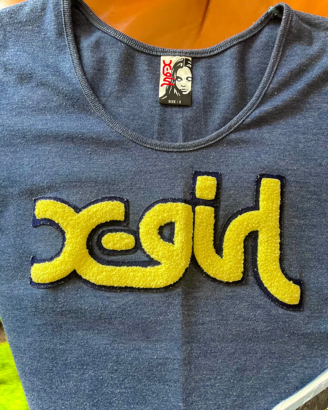 X-Girl Japan 3D Fleece Logo Long T-Shirt 상품이미지4
