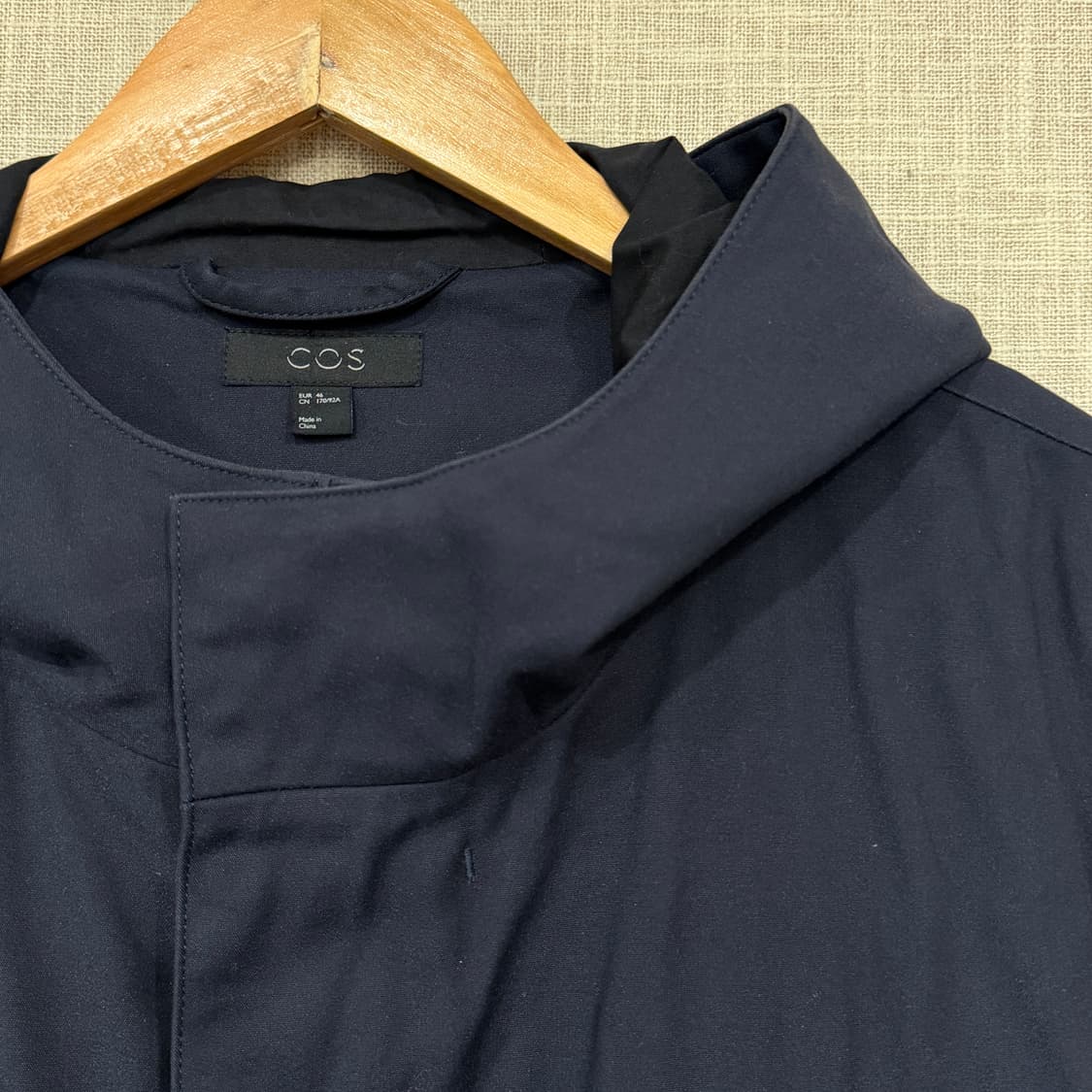 COS 코스 네이비 후드 코트 자켓 46 M 상품이미지4
