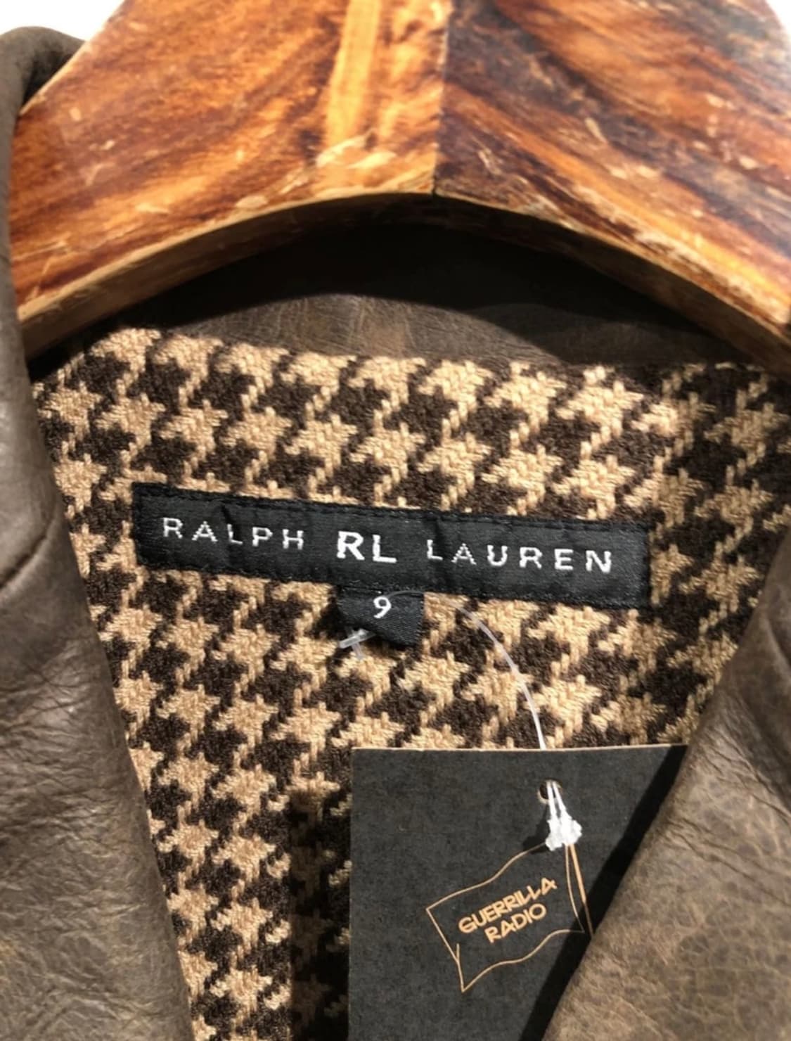 [9117]Ralph Lauren brown leather jacket 상품이미지6