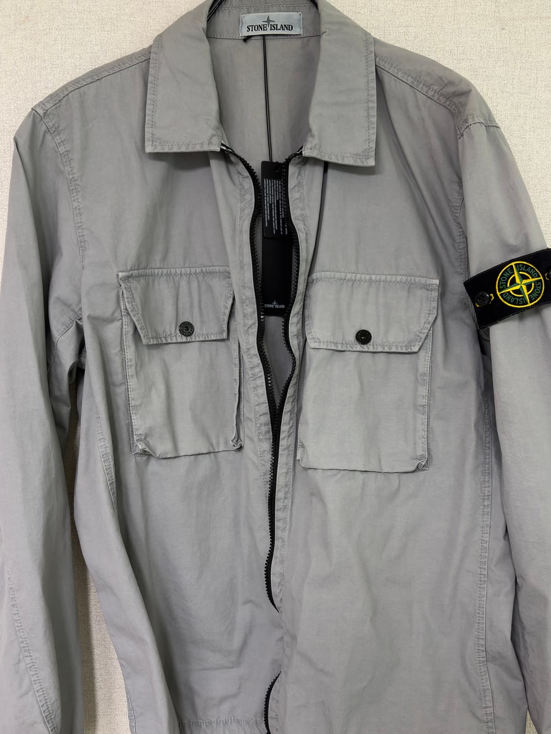 스톤아일랜드 21FW 올드이펙트 오버셔츠 XL 상품이미지1