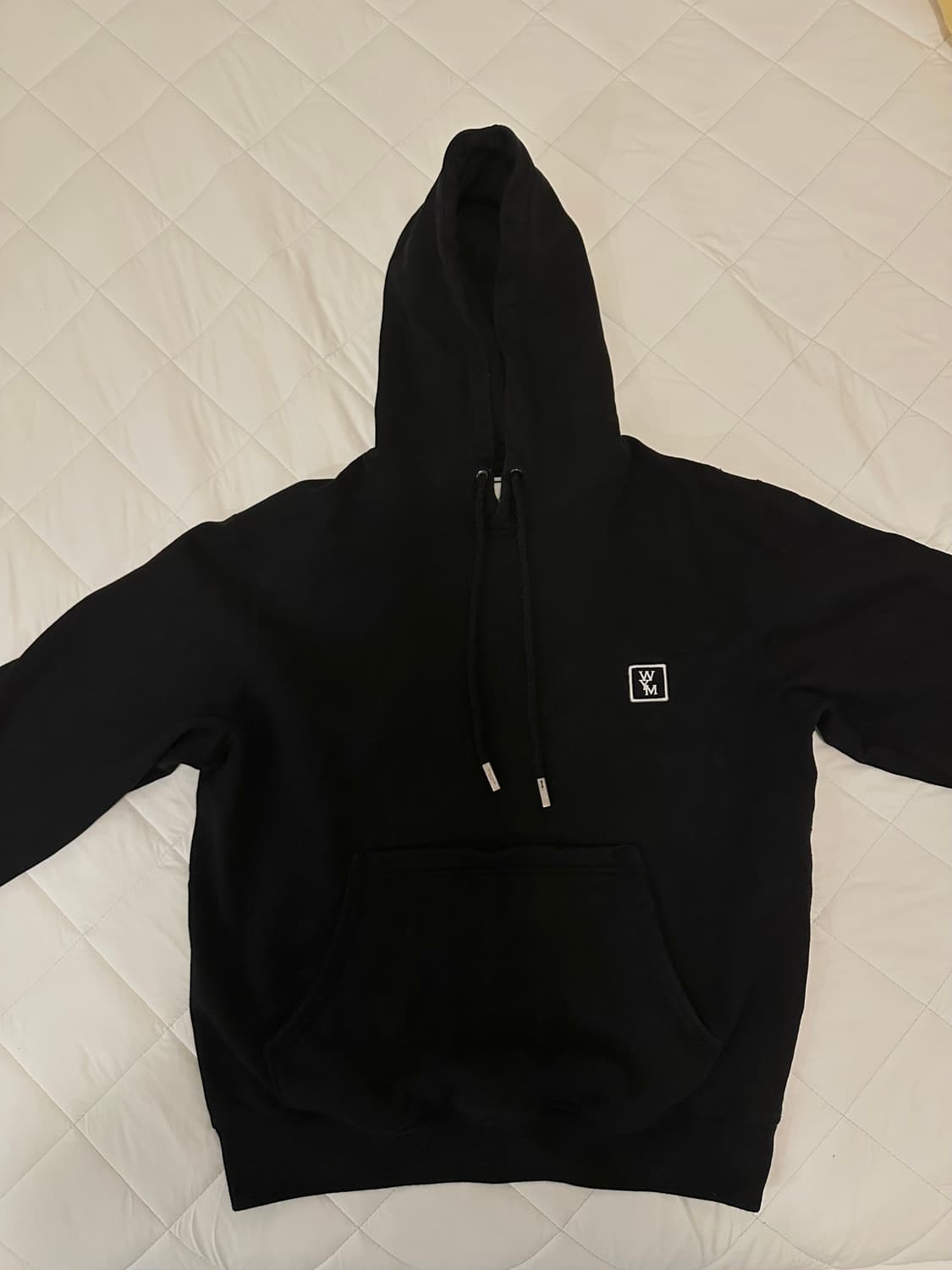 우영미 로고 후드티 상품이미지1