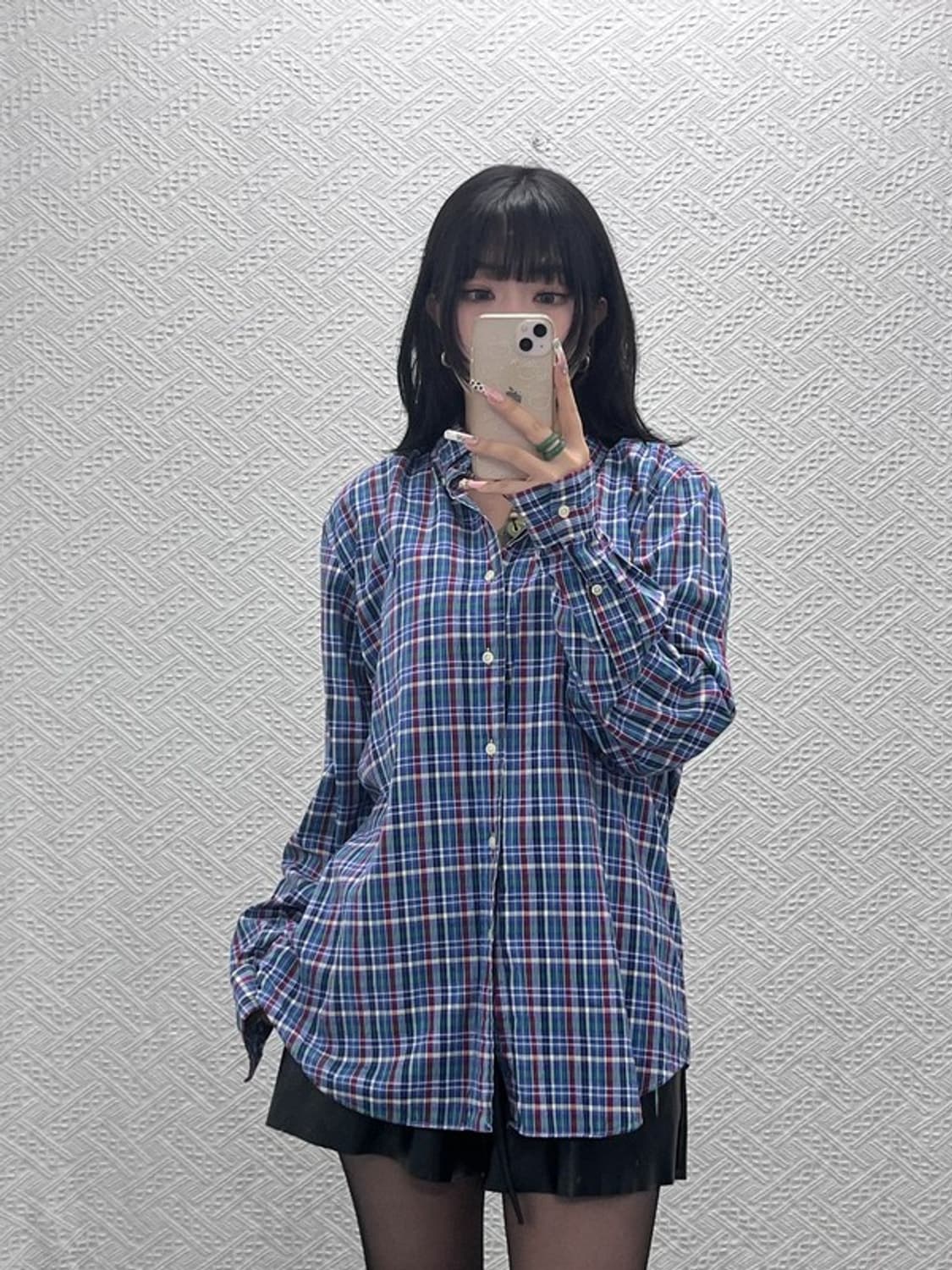 폴로 랄프로렌 레트로 컨트리 빈티지 오버핏 체크 셔츠 L C11515 상품이미지2