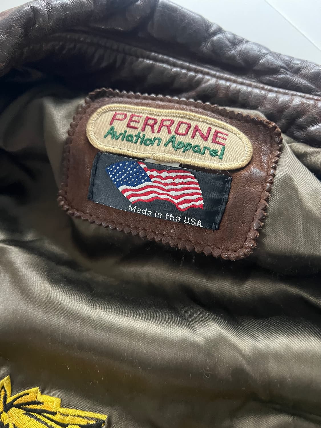 빈티지 Perrone A-2 레더자켓 상품이미지7