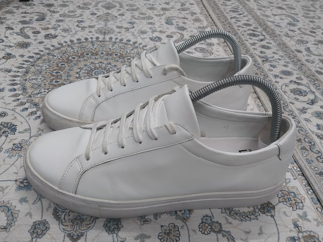 P-31 화이트 스니커즈 42사이즈 (260-265mm) 상품이미지4