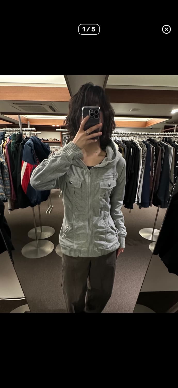 Dig deep 디그딥 빈티지 후드집업 상품이미지1