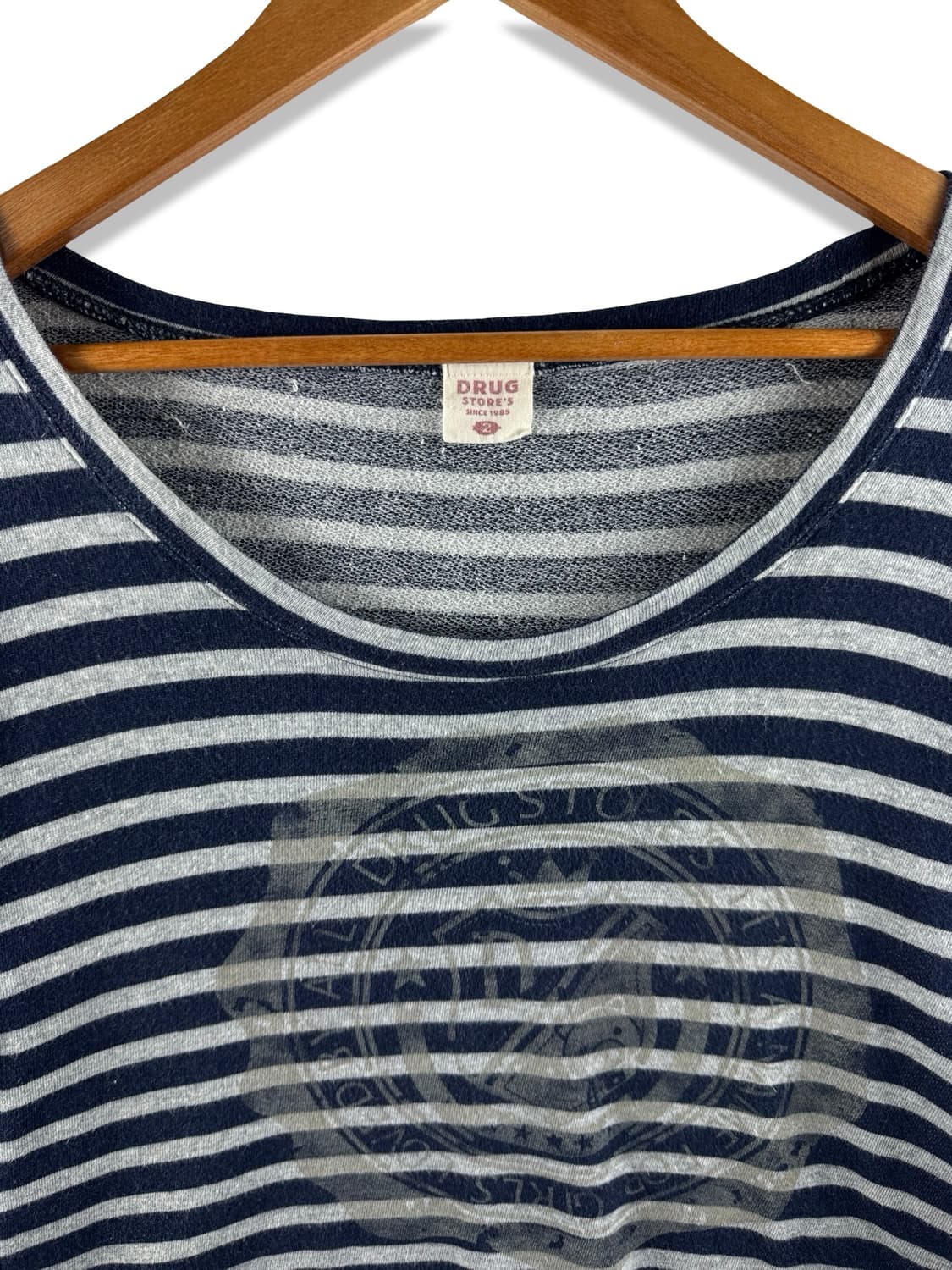 JPN Y2K 드럭스토어 스트라이프 롱슬리브2859 상품이미지3