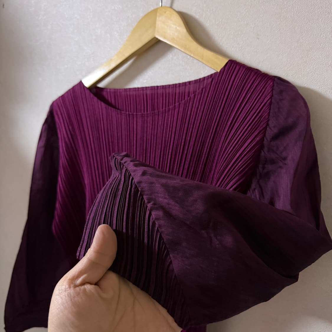 이세이미야케 플리츠플리즈 링컬 롱슬리브 (사이즈3) 상품이미지5