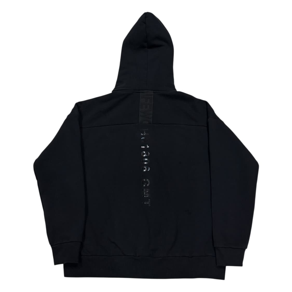 라이프워크 여성 퍼 후드 포인트 기모 후드티 블랙 상품이미지2