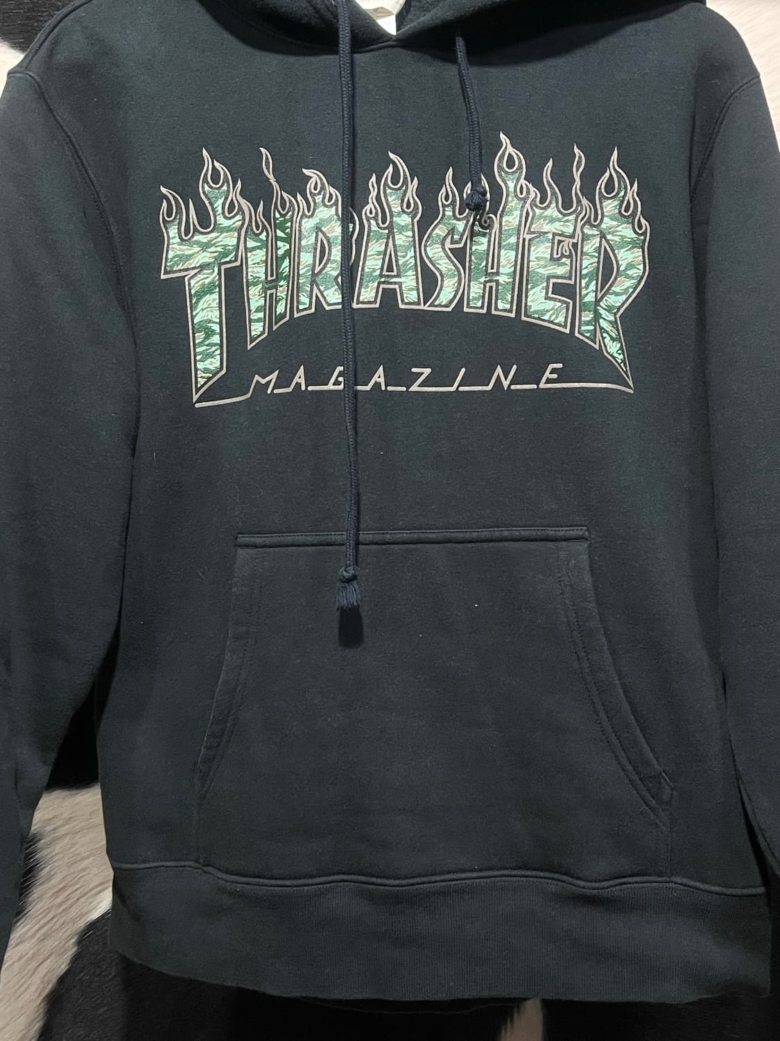 트래셔 프린팅 후드티 상품이미지4