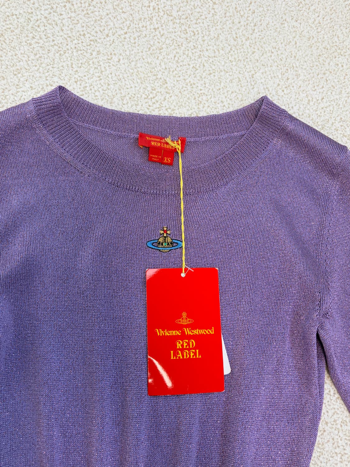 비비안웨스트우드 임포트 퍼플 니트 원피스 상품이미지5