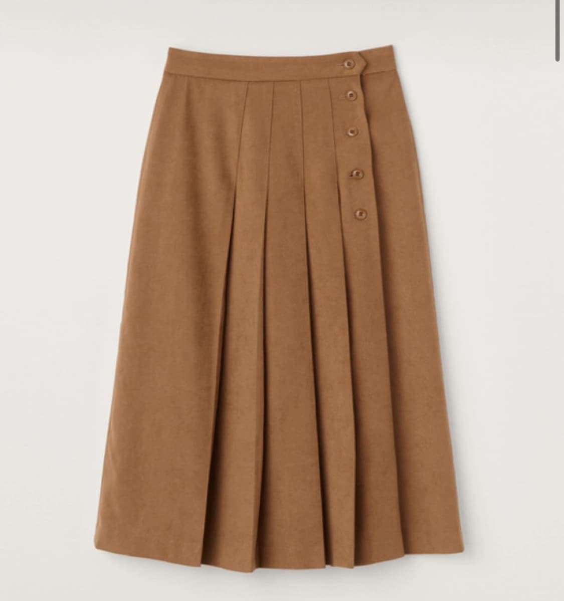시엔느 플리츠 롱 스커트 브라운 M사이즈 상품이미지1