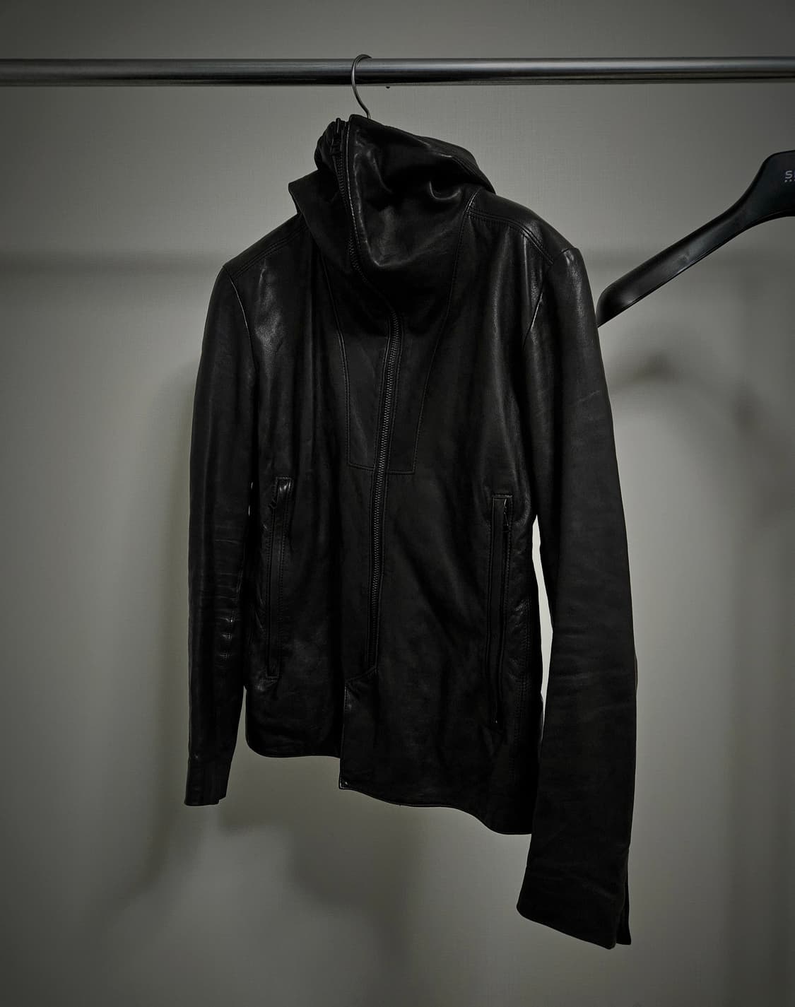 헬무트랭 가죽 자켓 00s 뉴욕택 상품이미지2